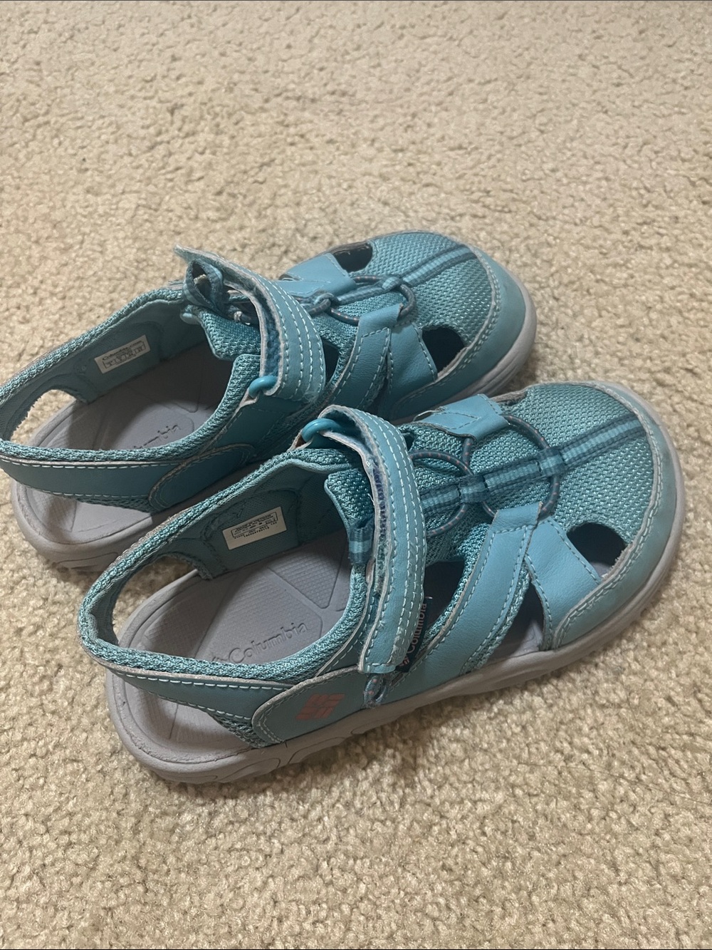 Columbia Youth Techsun Sandal Strap Hook & Loop Toe Hiking Walking BIG KID 3
